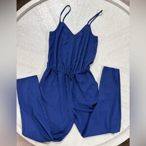 Elegant Blue Jumpsuit